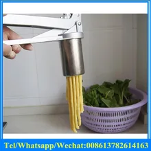 Дома применение Ручной пресс лапши машина Мини нержавеющая сталь ручной прибор для лапши экструдер