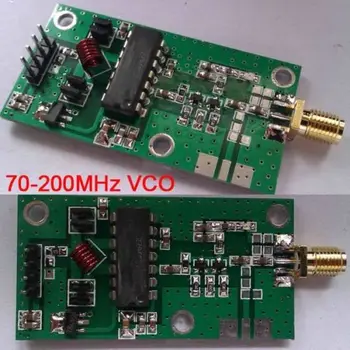 

70-200MHz VCO RF Signal Source Voltage Controlled Oscillator Signal Generator Broadband VCO 10dBm for power amplifier debugging