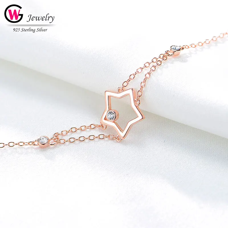 

Women Snake Link Bracelets 2019 Elegant Jewelry Chain Bracelet Silver Gold Color Beads Charm Bracelet 925 Silver Mujer Pulseras