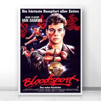 

Bloodsport (1988) Art Silk Fabric Poster Prints Home Wall Decor Painting 24x36 Inches