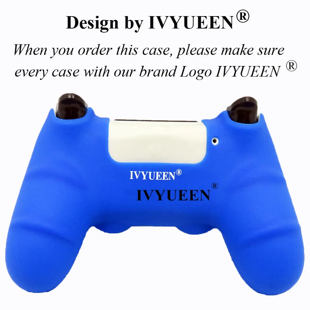 IVYUEEN новая версия для Sony Dualshock 4 PS4 Pro тонкий силиконовый чехол с контроллером +