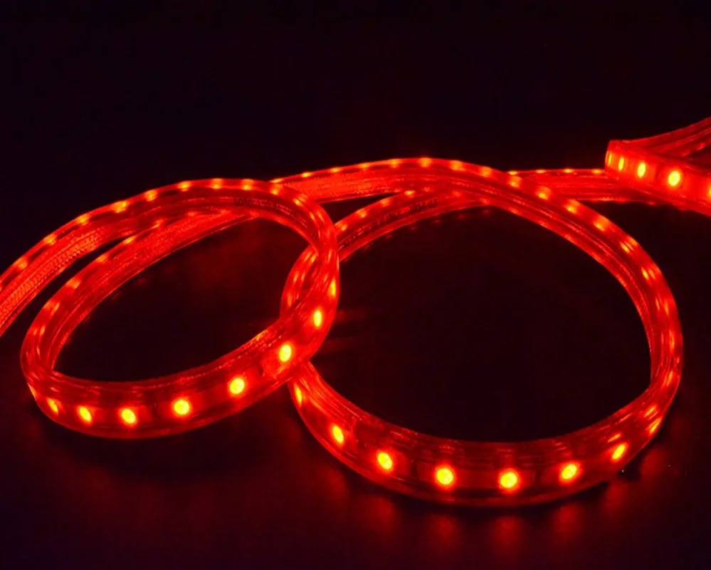 LED Strip Waterproof SMD 5050 AC220V 25M Red led stripe 5050 220V Light