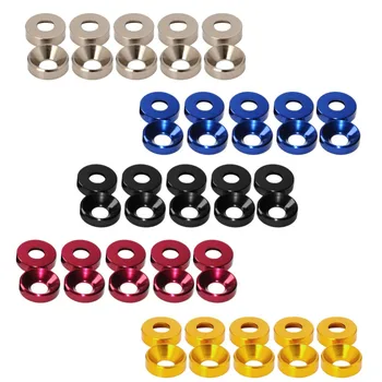 

Aluminum Alloy M5 Anodized Countersunk Head Bolt Washers Gasket 10pcs/pack -Y103