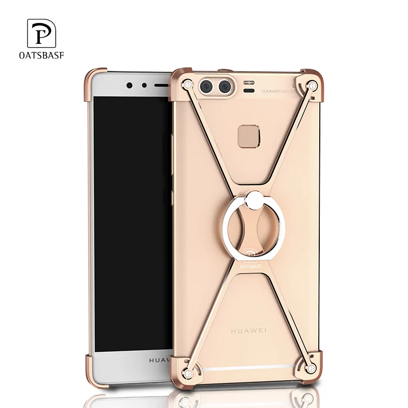 Оригинальный oatsbasf чехол для Huawei P8 металлический корпус Рамки телефон случае
