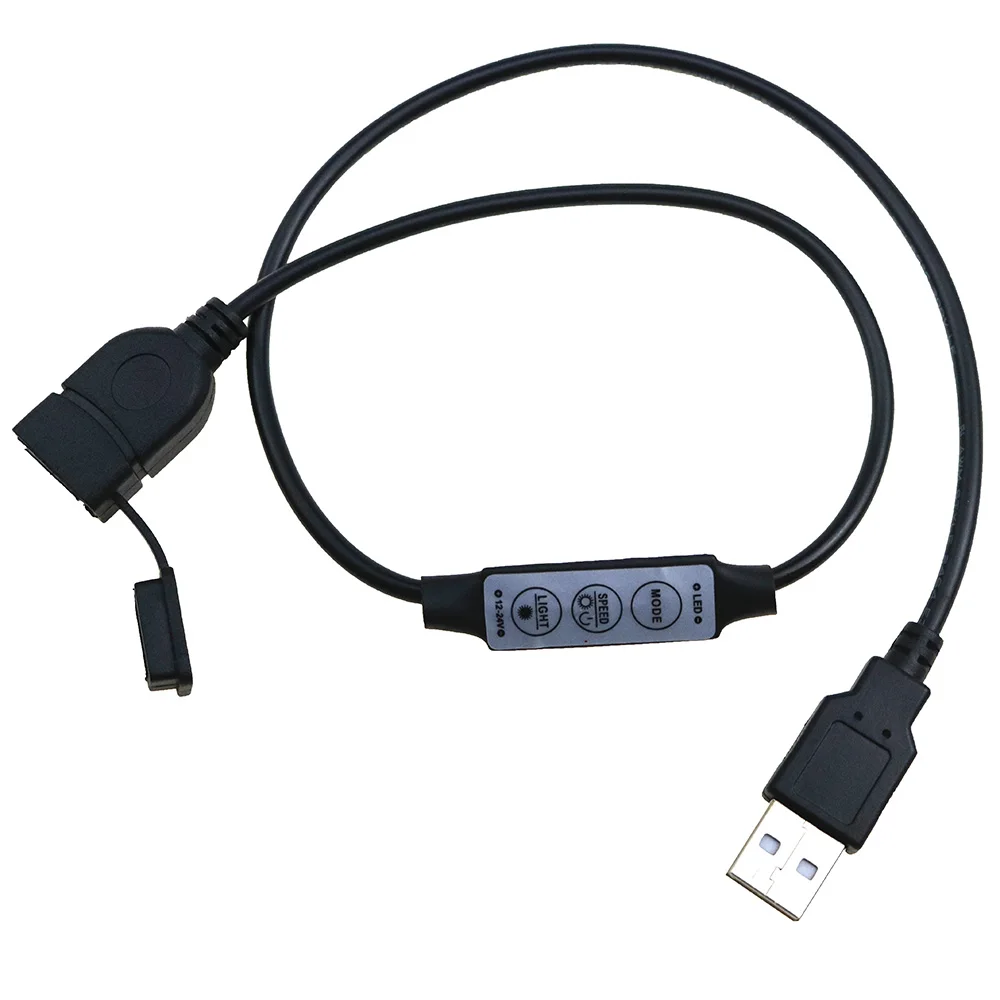 USB RGB светодиодный контроллер DC5V диммер RF беспроводной мини-пульт дистанционного управления для RGB 3528 5050 smd СВЕТОДИОДНЫЙ ленточный светильник 5-24 В 1 шт