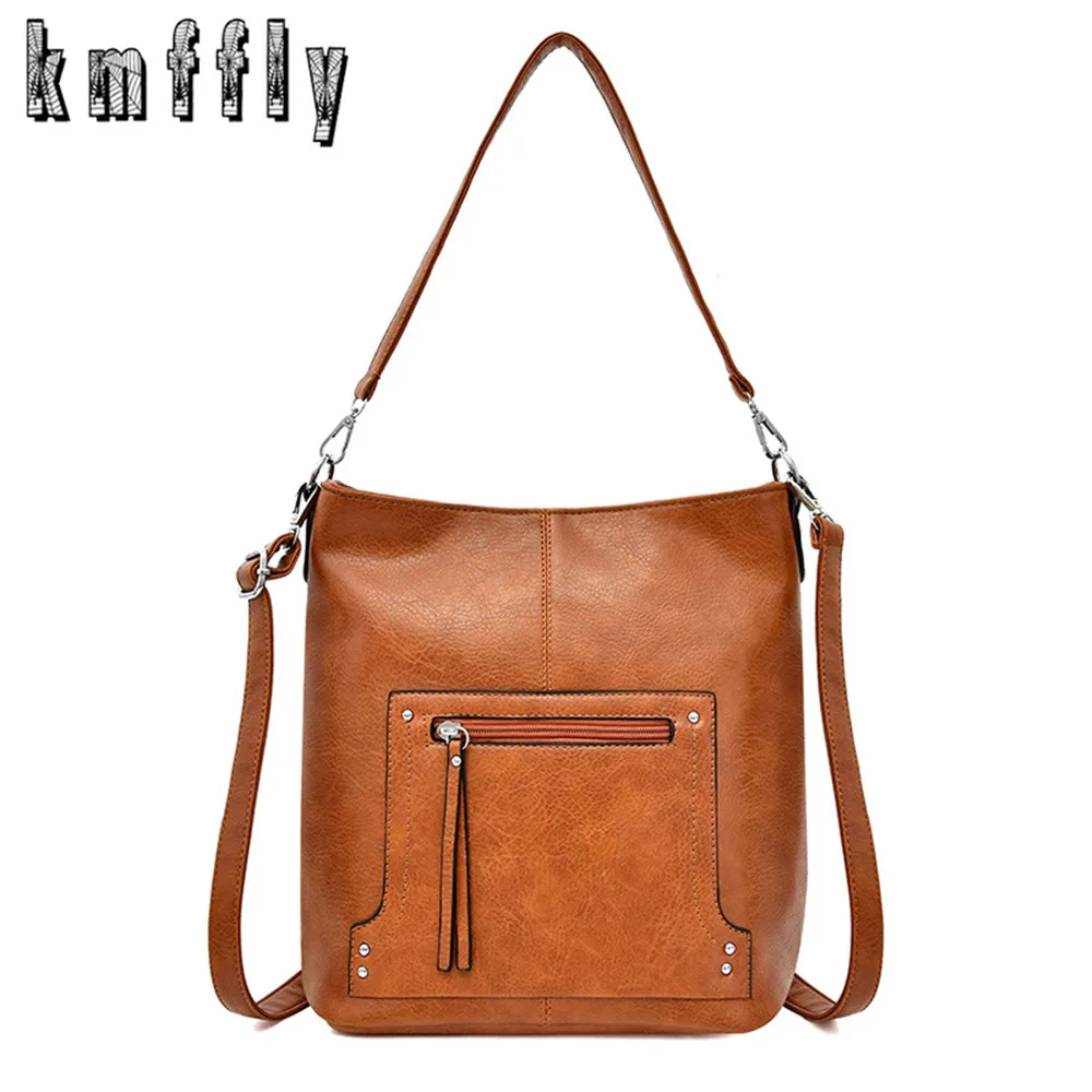 Günstig Luxus Handtaschen Frauen Taschen Designer Frauen Messager Tasche Weibliche Vintage PU Leder Umhängetasche Schulter Taschen Für Frauen Sac 2019