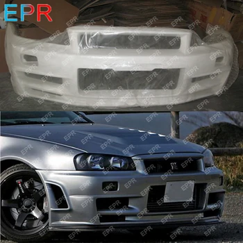 

For Nissan Skyline R34 GTR FRP Glass Fiber Z Tune Front Bumper Body Kit Auto Tuning Part For GTR R34 Fiberglass Front Bumper