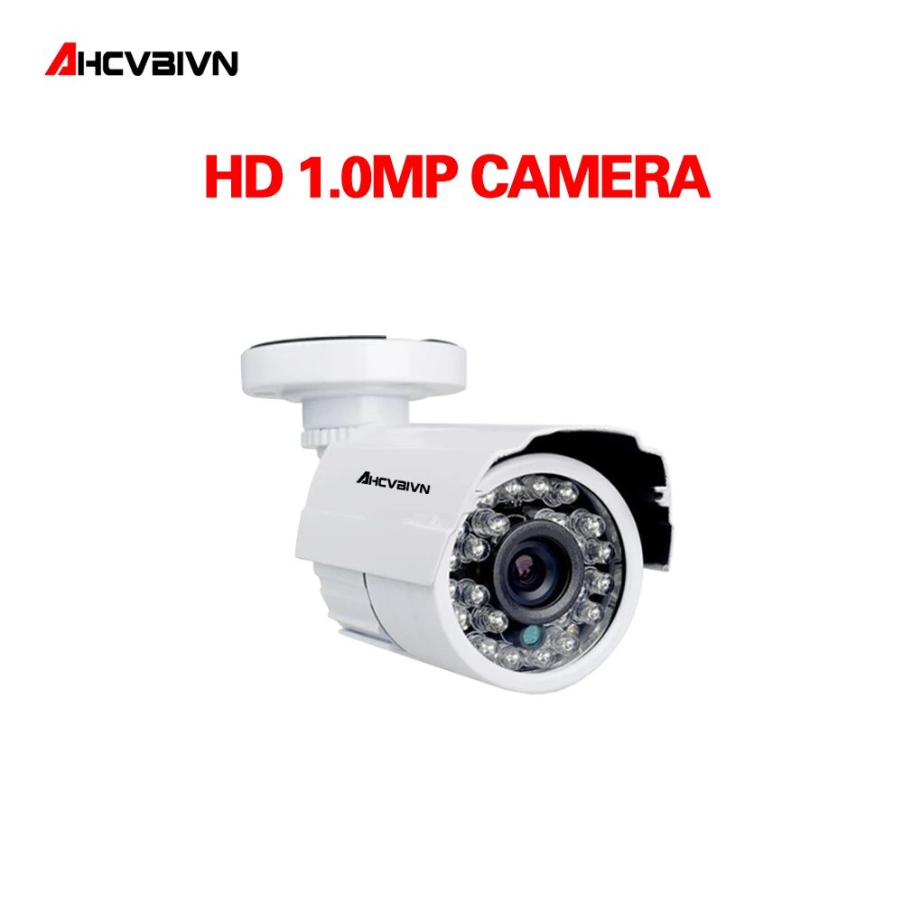 

Hot AHCVBIVN 1.0MP CCTV Security 720P AHD Camera White bullet Camera Waterproof IP66 Outdoor Video Surveillance Night Vision