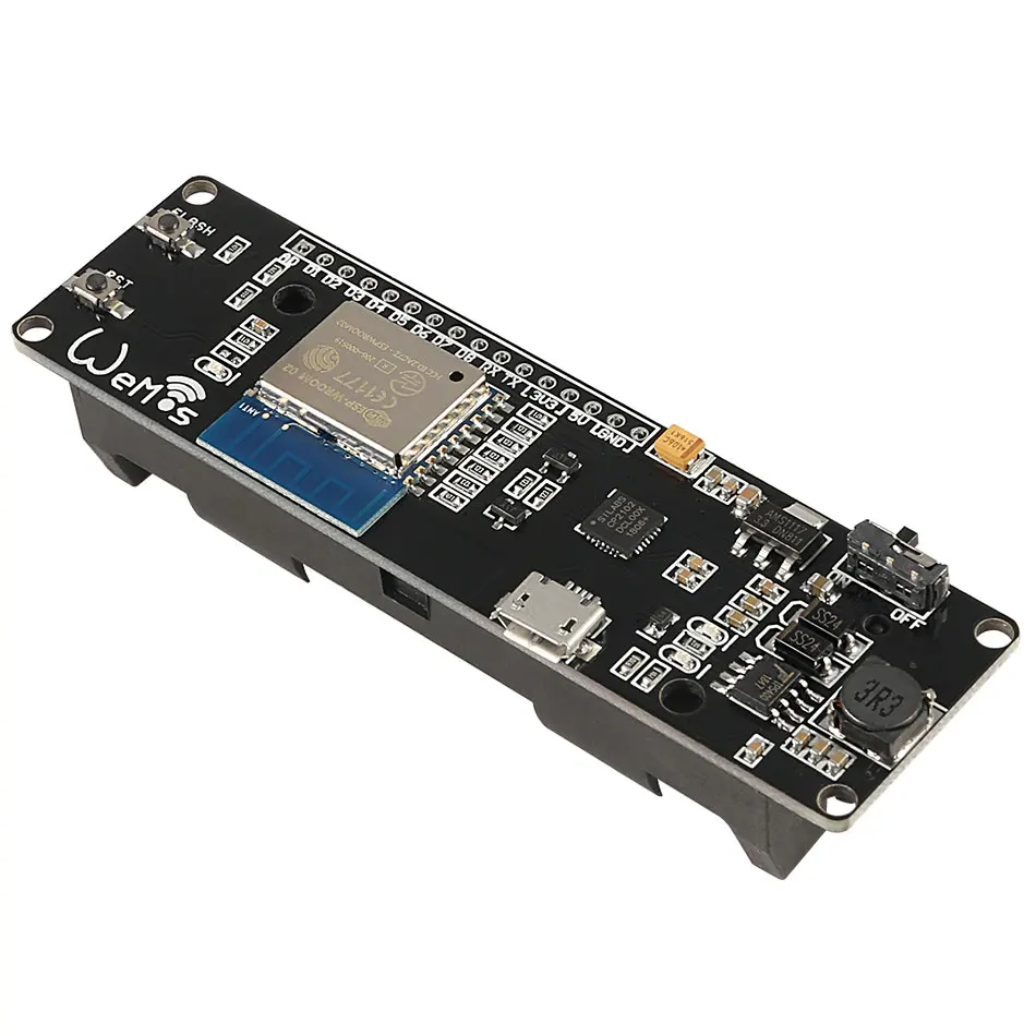 Для WeMos D1 ESP Wroom 02 материнская плата ESP8266 Мини WiFi Nodemcu модуль 18650 Зарядка батареи
