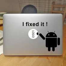 Humor Andriod робот Ноутбук наклейка для Apple Macbook Air 13 наклейка Pro retina 11 12 15 17 дюймов винил hp Mac кожи Ноутбука Стикер