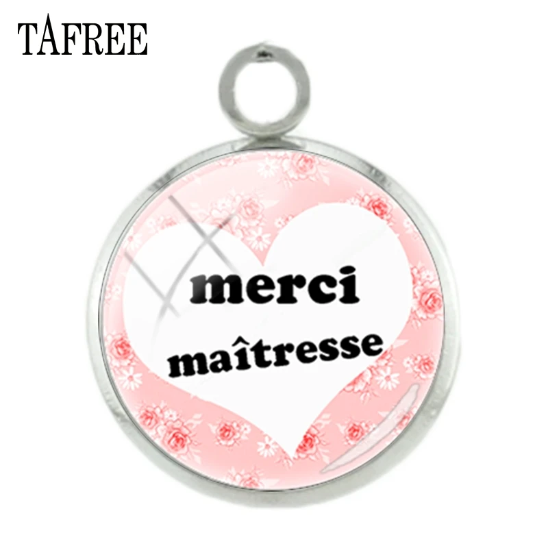 

TAFREE DIY Charm Accessories Glass Dome12mm Metal Earring Pendant Charms For Jewelry Making Silver Colour Accessories CT278
