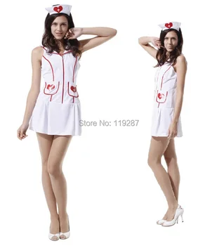 

Nurse Costume Women free Size Erotic Products Sexy Lingerie Hot Suit Nursing Uniform dresses for 155-170cm