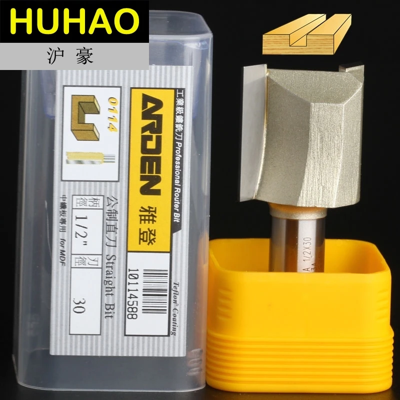 fresas para router Woodworking Tools Metric Flute Straight Bit Arden Router Bits - 1/2*30mm - 1/2