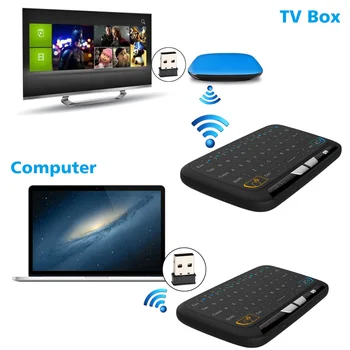 

Hot Sale M-H18 Pocket 2.4GHz Wireless Touchpad Keyboard With Full Mouse For Android TV Box Kodi HTPC IPTV PC PS3 Xbox 360