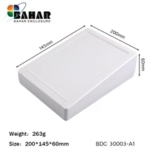 Bahar конический DIY пластиковый настольный корпус abs коробка для электронного проекта распределительная коробка монтажная плата пластиковая проволочная соединительная коробка