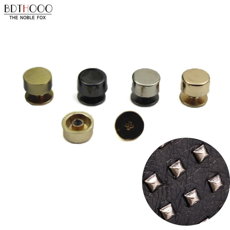 

20PCS Bag Bottom studs rivets for Leather Buttons Screw for Shoes Bags Clothes Hardware Belt Accessories Bag Feet Screw