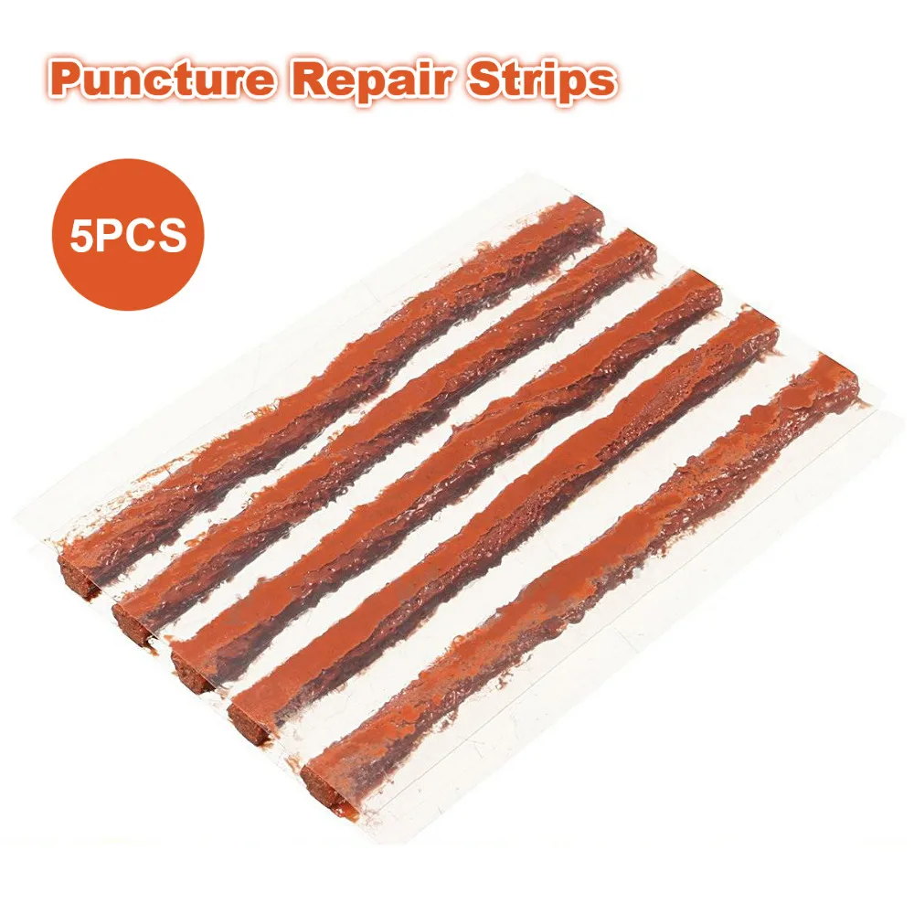 Liplasting 5PCS Tubeless Tire Tyre Puncture Repair Kit