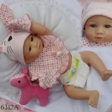 20inch Full Silicone Waterproof Reborn Baby Alive Lifelike Cute Bunny Girl Vinyl Dolls Kits for Kids Toys Gift