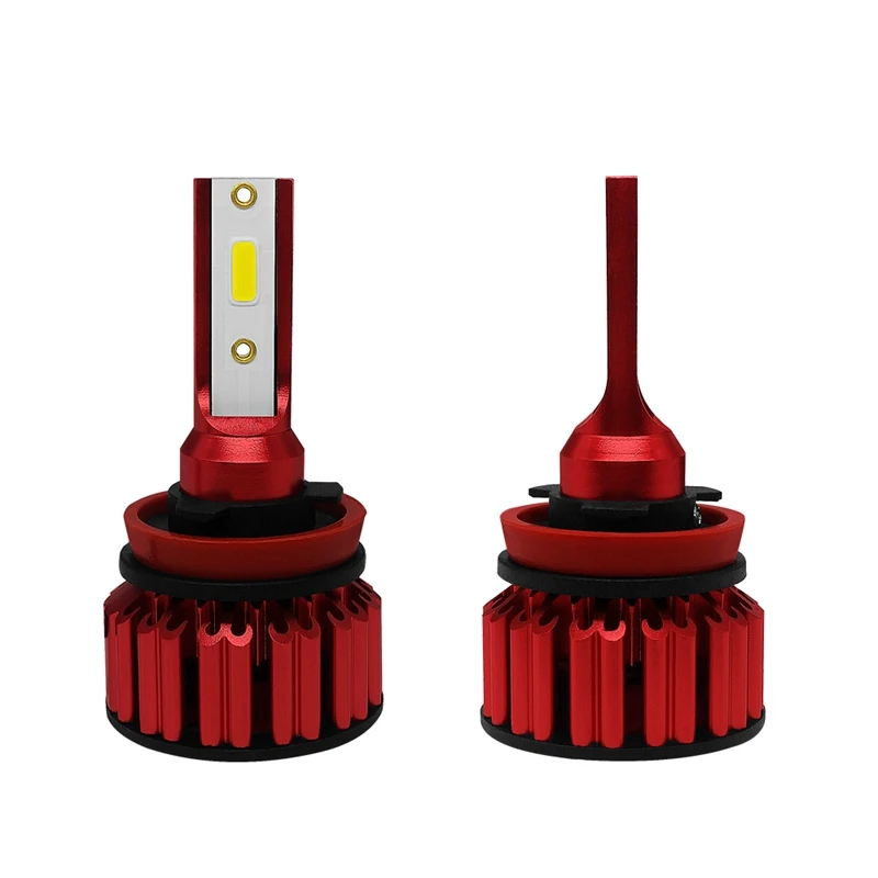 

2018 New 2Pcs Q6 LED Car Headlight Kit H8/H9/H11 50W 6000LM White Light Bulbs