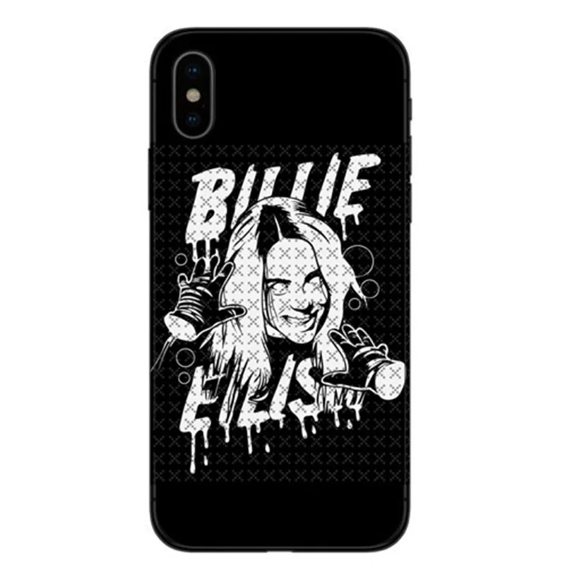 Billie eilish ropa rainbow blohsh ocano Olhos TPU чехол для телефона силиконовый чехол для iphone X 5 6 6splus 7 8 Mais XS MAX