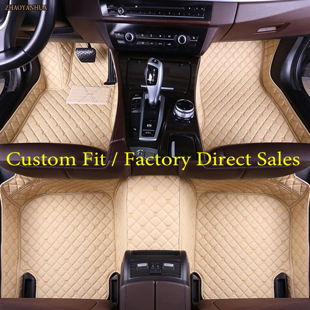 ZHAOYANHUA car floor mats for Mercedes Benz A B180 C200 E260 CL CLA