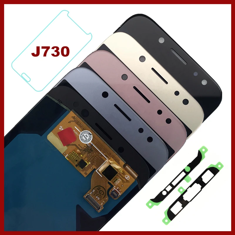 

For Samsung Galaxy J7 Pro 2017 J730 J730F AMOLED LCD Display With Touch Screen Digitizer for J7 J730 LCD Assembly Replacement