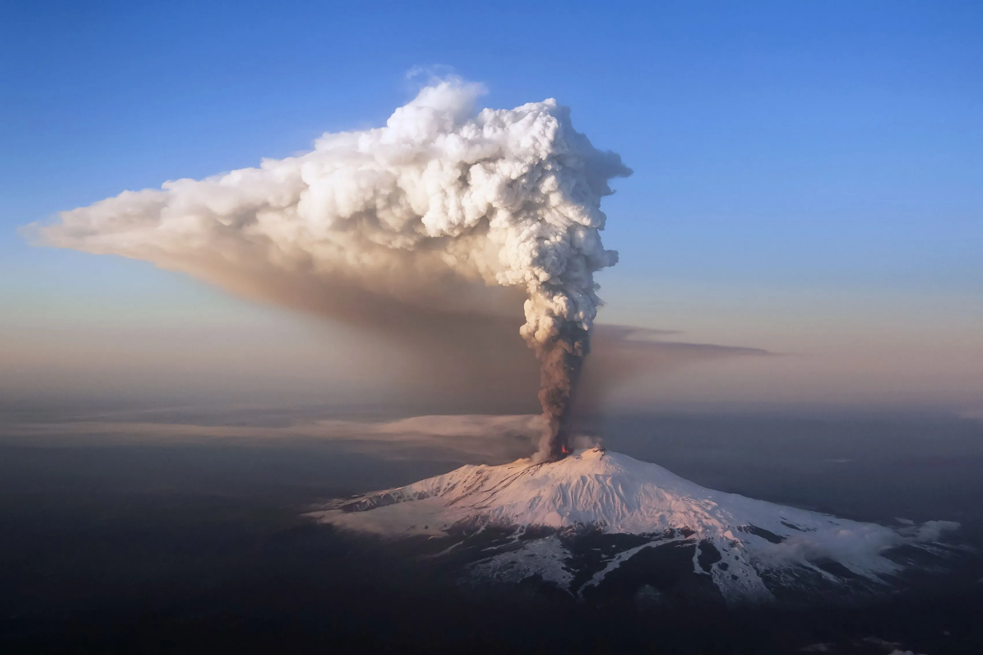 Home decoration etna volcano sicily italy awesome nature landscape Silk Fabric Poster Print 120FJ | Дом и сад