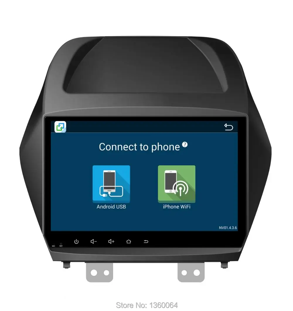 Perfect Nedehe 9 inch Android 8.1 RAM 2GB +ROM 32GB  Car DVD GPS Navigation For HYUNDAI IX35 New Tucson car radio audio video player 8