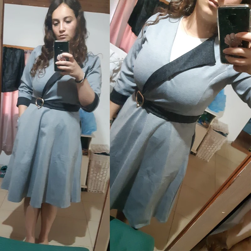 Sisjuly Women Dresses Fashion A Line Autumn High Street Waist Belt Slim Party Office Lady Elegant Midi Long Sleeve Dress Girl Sisjuly Women Dresses Fashion A Line Autumn High Street Waist Belt Slim Party Office Lady Elegant Midi Long Sleeve Dress Girl