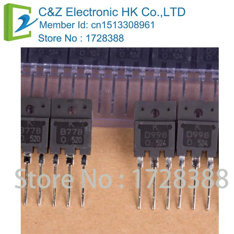 Ktb778 и ktd998 to-3pf B778 + D998 10 пар/лот (всего 20 штук) новый оригинальный Бесплатная