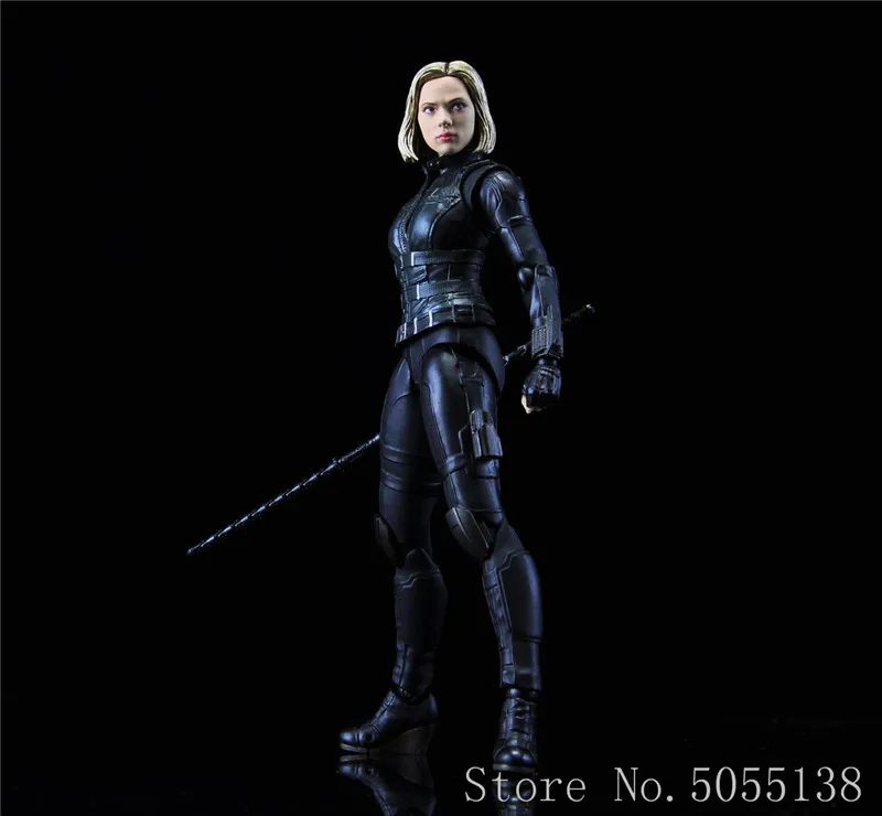 

Movie Avengers Infinity War SHFiguarts Black Widow Natasha Romanoff Action Figure Model Toy Doll Gift