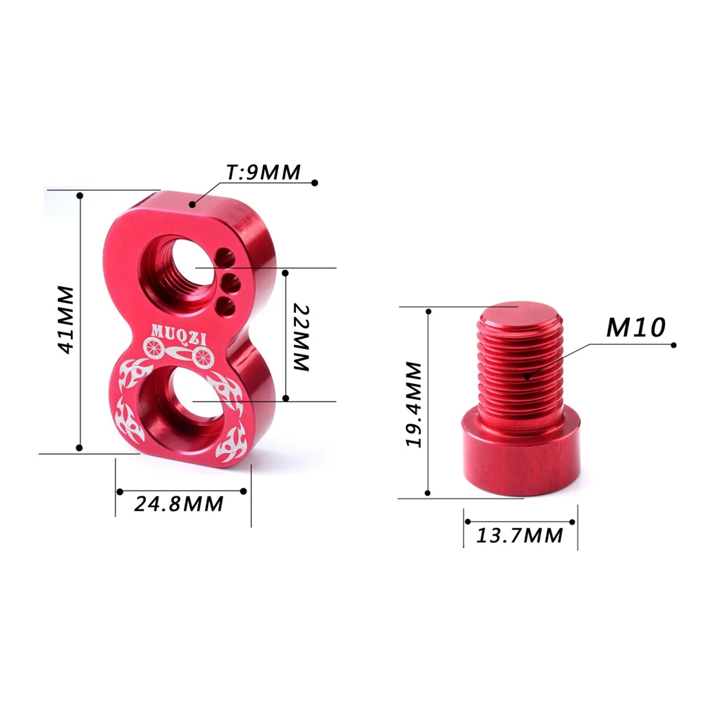 Mountain Bike Brake Converter V Brake Rack Cycle Holder Frame Brake Adapter Freno extendido extension de frein