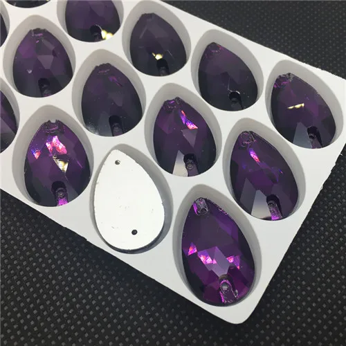 Link2-All-Size-Colors-7x12-22x38mm-Teardrop-Sew-On-Stone-Flatback-Drop-Sewing-Glass-Crystal-Beads