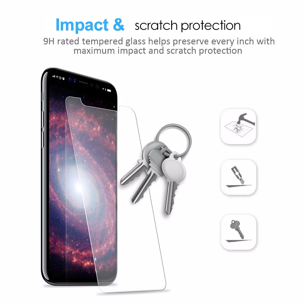 2PCS-ICHECKEY-Screen-Protector-for-Apple-iPhone-X-Ultra-Clear-2-66mm-Transparent-Reinforced-Curved-Coverage (4)