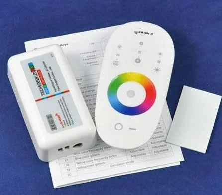 

2.4G Led Controller Touch Panel RGB Controller 18A RF Wireless Touch Panel LED Remote Controller for RGB Strip Use Free Shipping