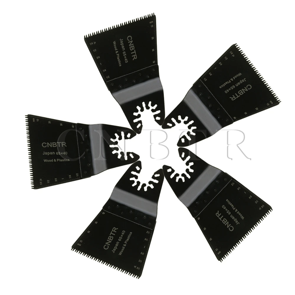 CNBTR 65x40mm Japanese Tooth Quick Release Saw Blade Set of 5in Saw