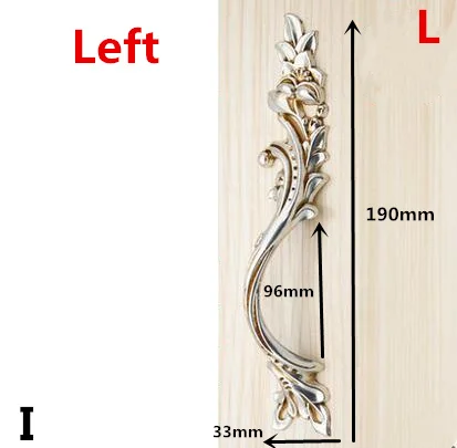 3 шт. европейские антикварные ручки для шкафа, дверные ручки ящика, мебельные аксессуары - Цвет: I