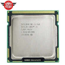 Процессор Intel Core i5 760, 2,8 ГГц, 8 Мб кэш-разъем LGA1156, 45 нм, настольный процессор