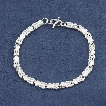 

FO s999 silver Bracelet Female models butterfly chain Jewelry