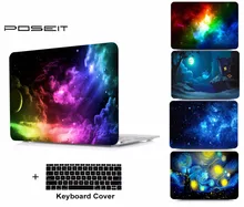 GALAXY Laptop Protective Hard Shell Case Keyboard Smart Cover Set Fit 11 12 13 15″Apple Macbook Air Pro Retina Touch Bar A1706