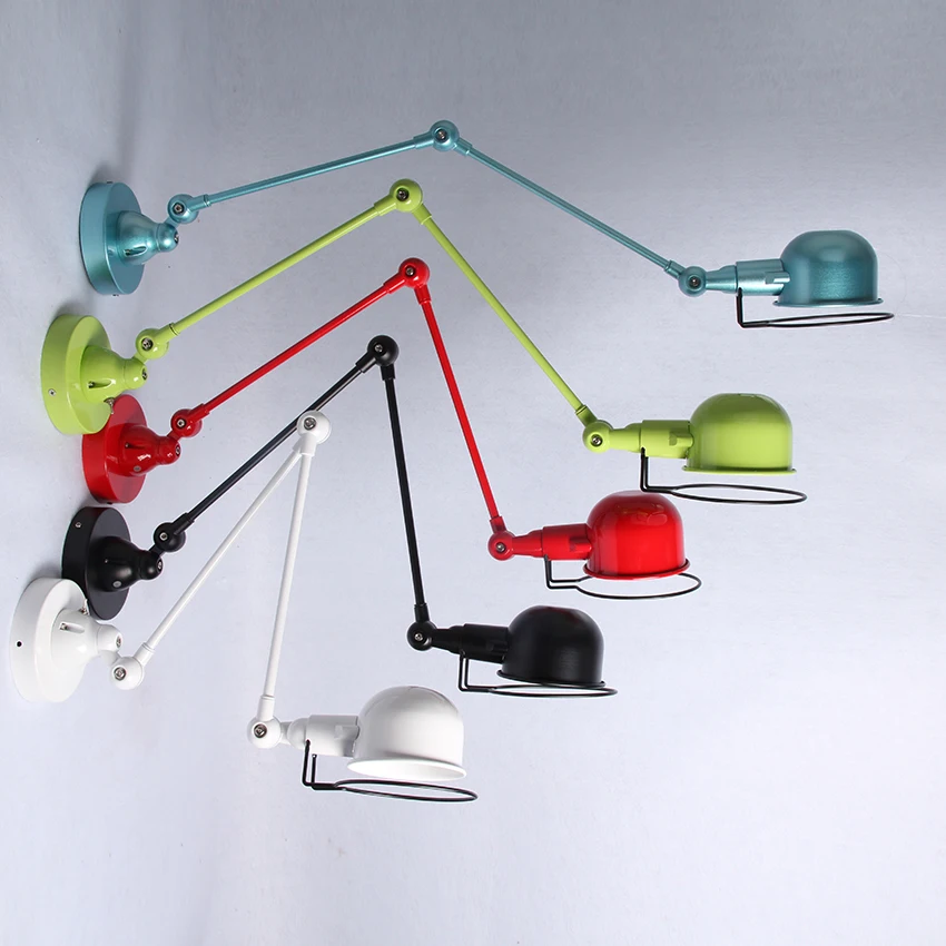 Loft space inspired minimalist modern industrial style mechanical arm wall lamp living room bedroom den balcony outdoor lights | Лампы и