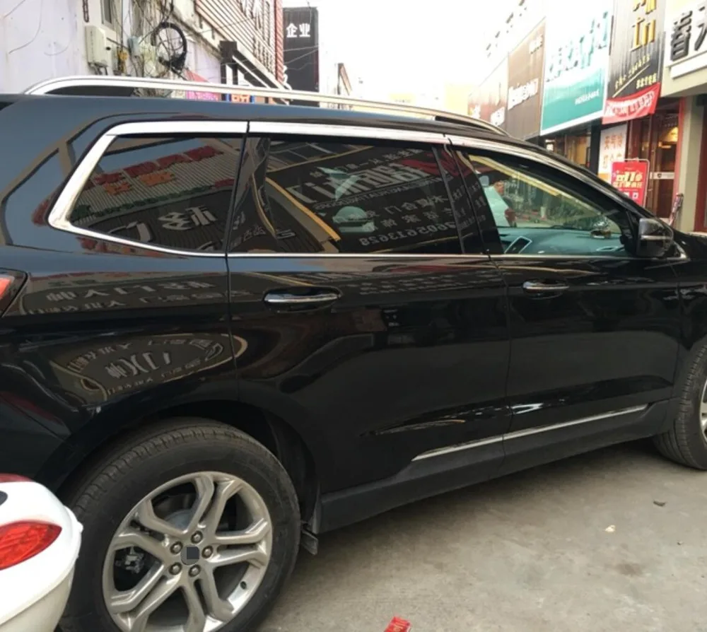 Козырёк для окна Ford Edge 2015 2016 2017 2018|Хромирование| |