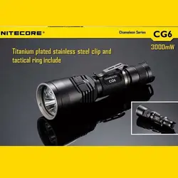 Nitecore CG6 CREE XP-G2 LED 440 люмен фонарик Водонепроницаемый спасательной Поиск факел