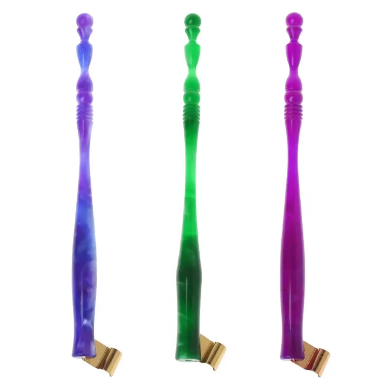 

English Oblique Calligraphy Dip Pen Nib Holder Antique Fountain Gift 3 Colors