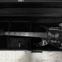 На заказ черная гитара Черная аппаратная HH звукосниматели Ouija Красивая электрогитара, по индивидуальному заказу! ES-2