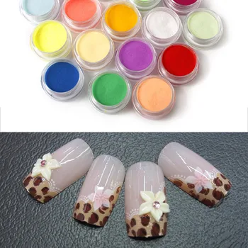 

18 Colors Nail Art Tips UV Gel Nail Powder Nail Glitter Nail Dust Metal Glitter Tool Kit Acrylic Powder 3D Decoration Manicure