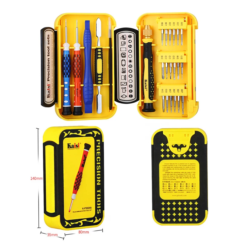 

24 in 1 Professional Digital Precision Screwdriver Sets Mobile Phone Repair Tools For iPhone 4s,5s,6s Laptop Computer