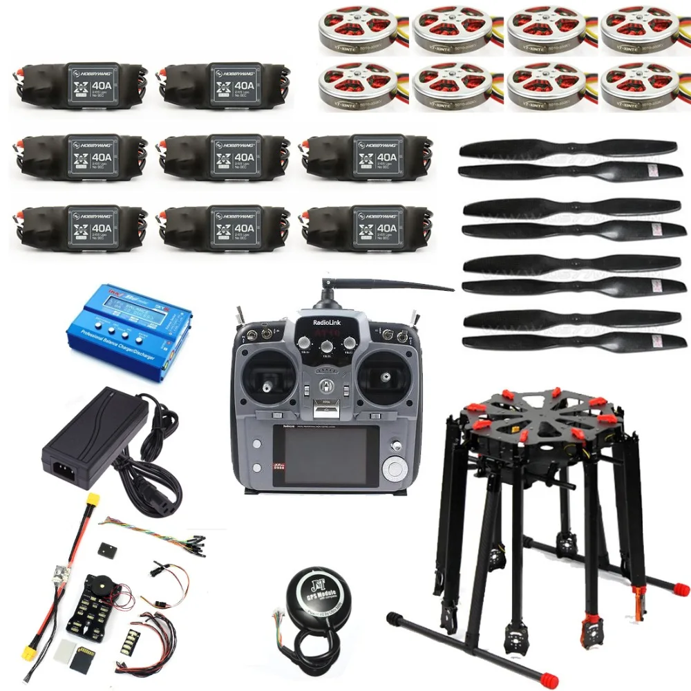 JMT Pro 2 4G 10CH RC 8 осевой Дрон октокоптер Tarot X8 складной PIX PX4 M8N GPS ARF/PNF DIY Набор для
