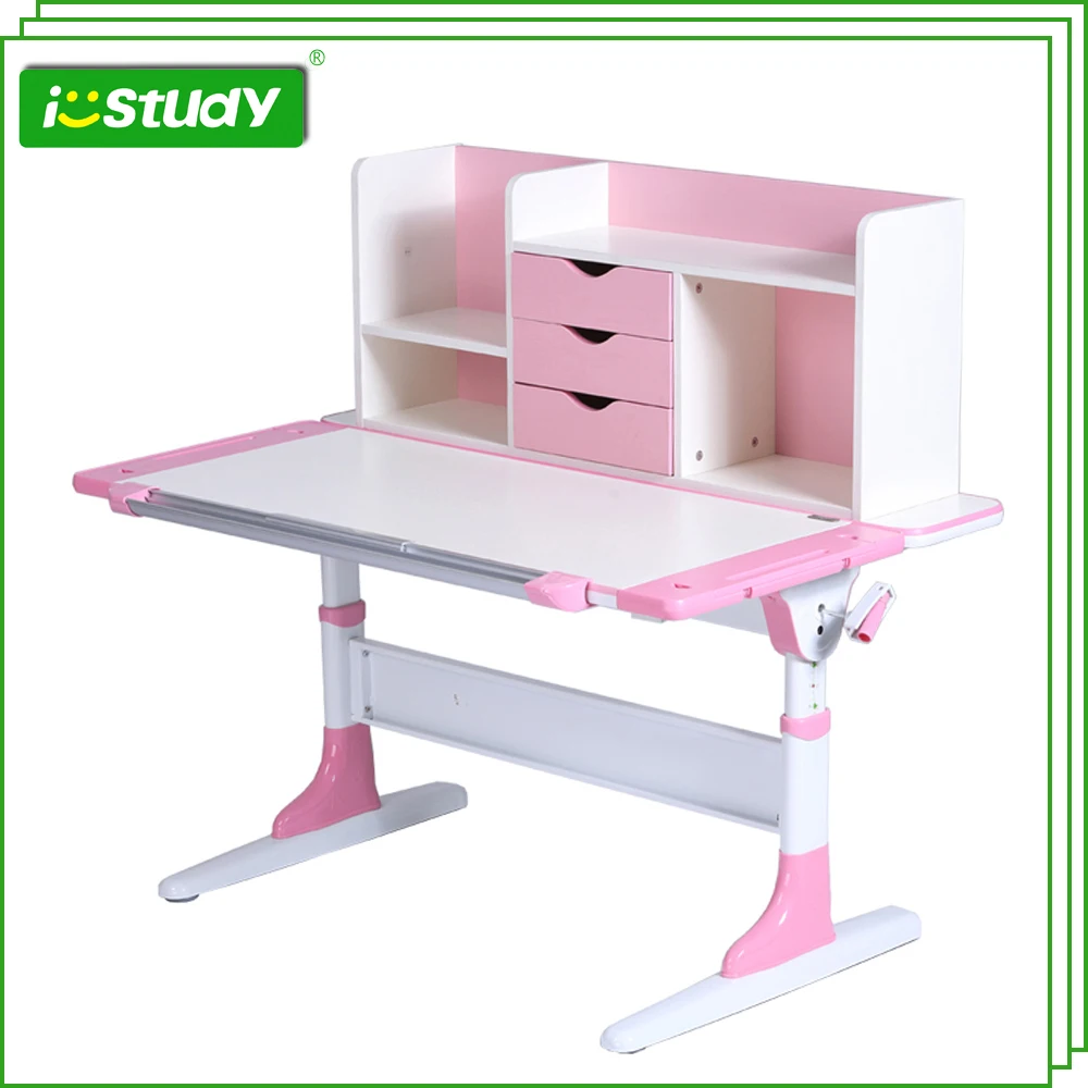 Home Furniture Height Adjustable Children Desk Kids Learning Table