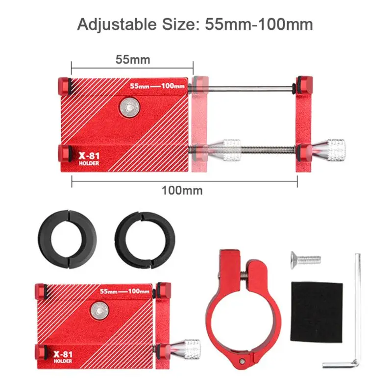 Держатель для велосипеда из алюминиевого сплава, X-81Motorcycle крепление на руль для 3,5-6," смартфона для iPhone Xs Max Xr X 8 samsung Xia